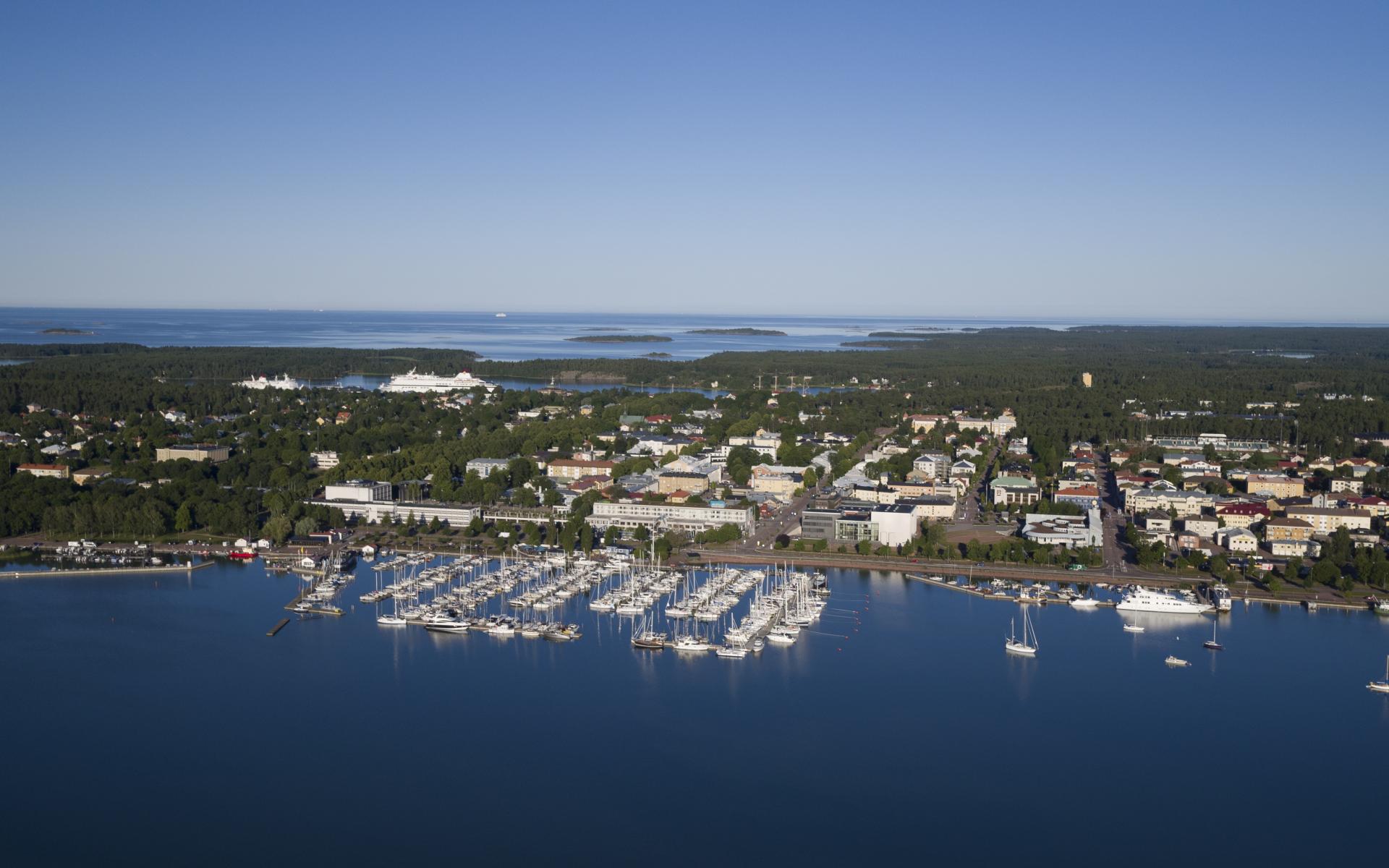 Mariehamn flygbild